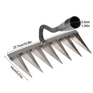 Heavy-Duty Steel Garden Rake